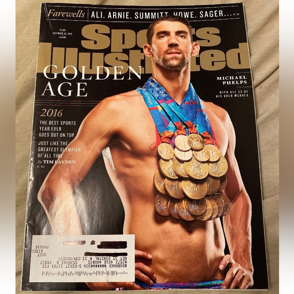 Sports Illustrated Magazine - December 2016 - Michael Phelps Olympics Swimming